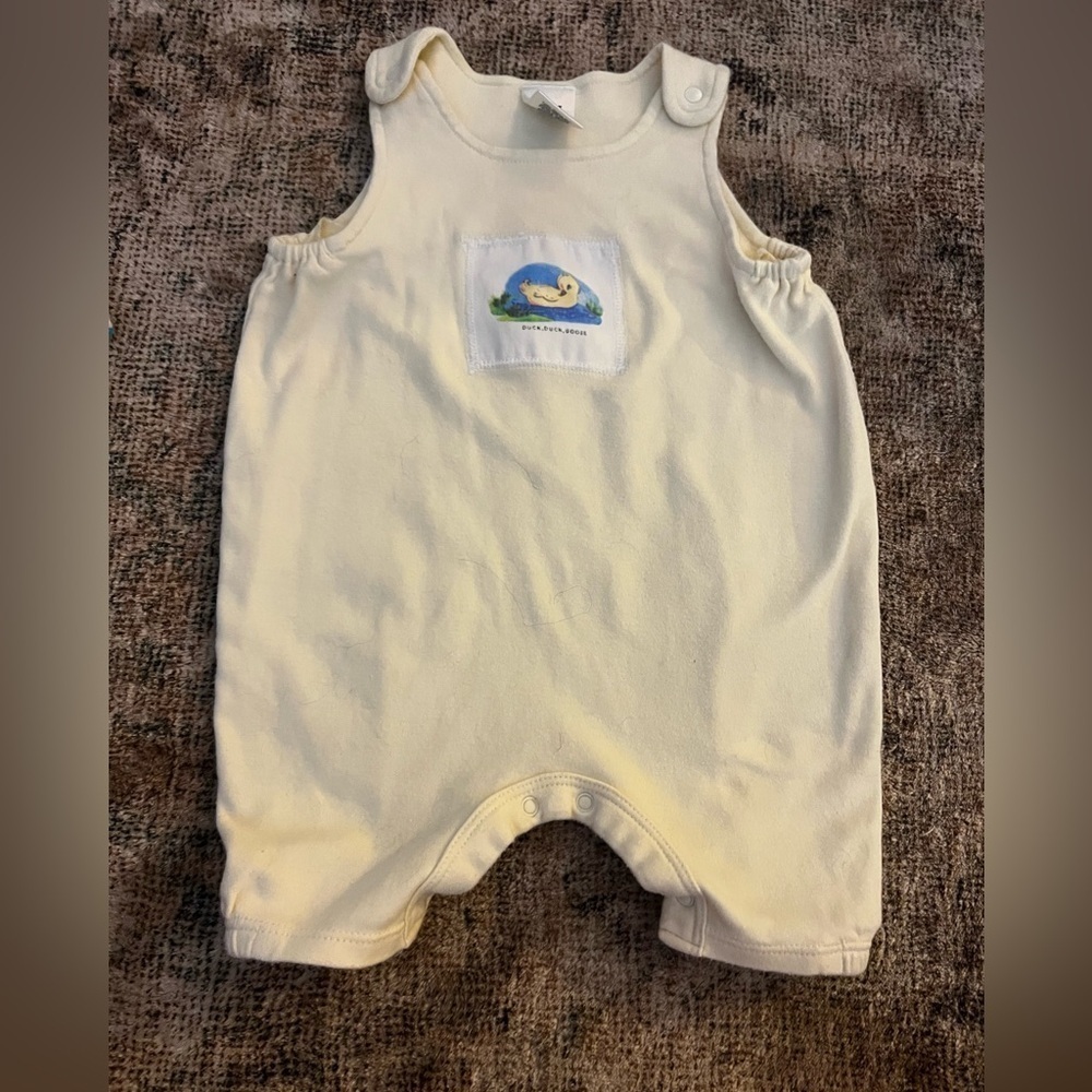 4/$20 BabyGap Yellow Baby Romper Newborn 12-17lbs